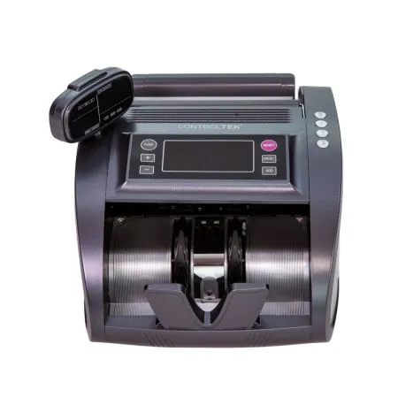 4820 Bill Counter with Counterfeit Detection, 1200 Bills/Min, Charcoal Gray, Sold as 1 Each